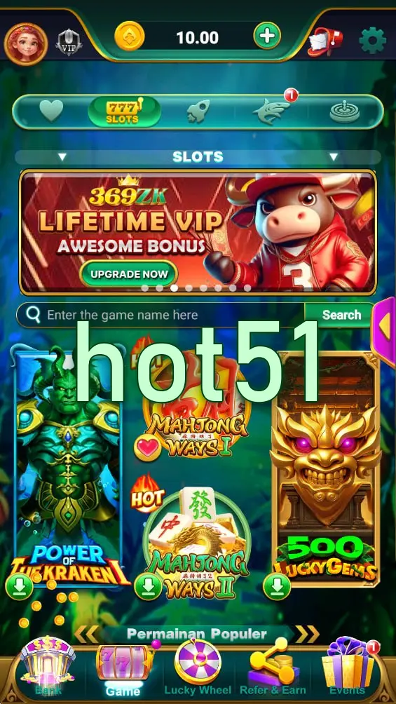 hot51 Tangkapan Layar Resmi APK